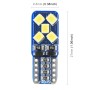 2 PCS T10 / W5W / 168 DC12V 1.8W 6000K 130LM 10LEDs SMD-2835 Car Reading Lamp Clearance Light, with Decoder