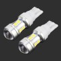 2 PCS T10 DC 12V 1.7W 150LM Car Clearance Lamp Marker Light with 10LEDs SMD-7020 (White Light)