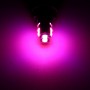 4 PCS T10 DC12V / 2W Car Clearance Light 10LEDs SMD-3030 Lamp Beads (Pink Light)