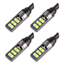 4 ПК, T10 DC12V / 4W CAR CRAINANCE LIGHT 12LEDS SMD-3030 Beads (зеленый свет)