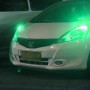 4 PCS T10 DC12V / 4W Car Clearance Light 12LEDs SMD-3030 Lamp Beads (Green Light)
