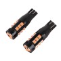 2 PCS T10 DC12V / 6.5W Car Clearance Light 15LEDs SMD-3030 Lamp Beads (Pink Light)