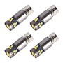 4 PCS T10 DC12V / 2.5W Car Clearance Light 18LEDs SMD-3020 Lamp Beads(White Light)