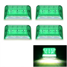 4 PCS ZS-6001 DC24V Car / Truck Side Marker Indicator Lights Bulb Lamp (Green Light)