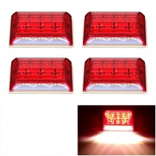 4 PCS ZS-6001 DC24V Car / Truck Side Marker Indicator Lights Bulb Lamp (Red Light)