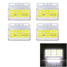 4 PCS ZS-9001 DC24V 9D Waterproof Car / Truck Side Marker Indicator Lights Bulb Lamp (White Light)