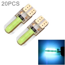 20pcs T10 DC12V / 1.08W / 0.09A Car Double Side COB Lamp Beads Clearance Light(Ice Blue Light)