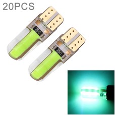 20pcs T10 DC12V / 1.08W / 0.09A Car Double Side COB Lamp Beads Clearance Light(Green Light)