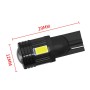 10pcs T10 DC12V / 0.6W / 0.05A Car Clearance Light Lens 6LEDs SMD-5630 Lamp Beads