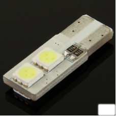 T10 White 4 LED Car Signal Light Bulb (Pair)