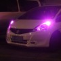 10 PCS T10 8 LED Car Signal Light Bulb(Pink Light)