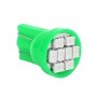 10 ПК T10 8 Светодиодные автомобильные сигнальные лампочки (зеленый свет)