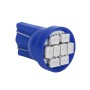 10 ПК T10 8 Светодиодные автомобильные сигнальные лампочки (синий)