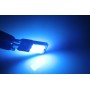 2 PCS T10 3W 160-180LM 2 LED Ice Blue COB LED Decode Car Clearance Lights Lamp, DC12V