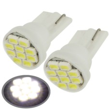 10 шт. T10 White 10 LED 3020 SMD CAR Signal Light Bulb
