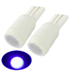 T10 Blue 1 LED Car Signal Light Bulb (Pair)(Blue Light)