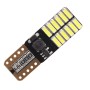 2 PCS T10 4.8W 720LM White Light 24 SMD 4014 LED Error-Free Canbus Car Clearance Lights Lamp, DC 12V