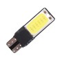 2 PCS T10 6W 180LM White Light Double-Faced 2 COB LED Decode Canbus Error-Free Car Clearnce Reading Lamp, DC 12V