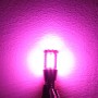 2 PCS T10 5W 285LM Pink Light 57 SMD 4014 LED Error-Free Canbus Car Clearance Lights Lamp, DC 12V