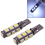 2 PCS T10 2.5W White 13 LED 5050 SMD CANBUS Car Signal Light Bulb