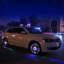 4 PCS Solar High Power Car LED Colorful Wheel Lights(Colorful Light)