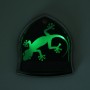 Solar Charging Lithium Battery Storage Gecko Avoidance Pattern Icon Lamp Free Wiring Maintenance-free Waterproofing Bright Full-color LED Lights