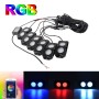 DC12-24V 18 /27 / 36W 6 в 1 1 двойной RGB Mobile Phone Bluetooth App Control Car Lower Light / Light Light / Light Light Yacht Light