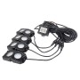 DC12-24V 18/27/36W 4 in 1 Dual-row RGB Mobile Phone Bluetooth APP Control Car Bottom Light / Chassis Light / Yacht Deck Light