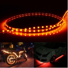 5 PCS Normally-on Style 45 LED 3528 SMD Waterproof Flexible Car Strip Light for Car Decoration, DC 12V, Length: 45cm