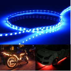 5 PCS Flow Style 45 LED 3528 SMD Waterproof Flexible Car Strip Light for Car Decoration, DC 12V, Length: 45cm