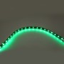 10 PCS 30cm 15 LED Waterproof Flexible Car Strip Light, DC 12V(Green Light)