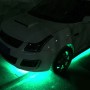 10 PCS 60cm 30 LED Waterproof Flexible Car Strip Light, DC 12V(Green Light)