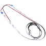 5 PCS 120cm 60 LED Waterproof Flexible Car Strip Light, DC 12V(Red Light)