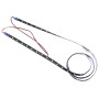 5 PCS 120cm 60 LED Waterproof Flexible Car Strip Light, DC 12V(White Light)