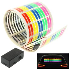 5 Colors Car Music Rhythm Lamp / Car Sticker Equalizer with Car Charger, Size: 114 x 30cm
