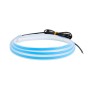 Car LED Streamer Decorative Hood Atmosphere Lights, Style: Monochrome White Light(1.5m)