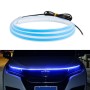 Car LED Streamer Decorative Hood Atmosphere Lights, Style: Monochrome Blue Light(1.8m)