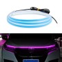 Car LED Streamer Decorative Hood Atmosphere Lights, Style: Monochrome Pink Purple Light(1.5m)