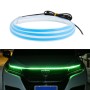 Car LED Streamer Decorative Hood Atmosphere Lights, Style: Monochrome Green Light(1.8m)