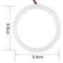 2 PCS 3inch 6W White Light + Yellow Light Car Angel Eyes Light, DC 12V Cable Length: 50cm