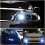 2 PCS 22.5mm 3W 200LM White + Yellow Light 6 LED SMD 2835 Eagle Eye Car Steering Light Daytime Running Light(Silver)