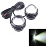 2 PCS DC 12V 10W 5000K COB Eagle Eyes Light