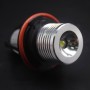 2 PCS DC 12-24V 6W 800LM 6000K LED Angel Eyes Light Bulb for BMW E39/E53/E60/E61/E63/E64/E65/E66/E87, (White Light)