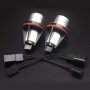 2 PCS DC 12-24V 6W 800LM 6000K LED Angel Eyes Light Bulb for BMW E39/E53/E60/E61/E63/E64/E65/E66/E87, (White Light)