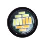 2 PCS 2W (White + Yellow Light) Car Auto Eagle Eyes Fog Light Turn Light with 12 SMD-4014 LED Lamps, DC 12V Cable Length: 55cm