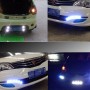 2 PCS 2W (White + Yellow Light) Car Auto Eagle Eyes Fog Light Turn Light with 12 SMD-4014 LED Lamps, DC 12V Cable Length: 55cm