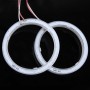 2 PCS 2.5inch Car Angel Eyes Light, DC 12V(White Light)