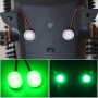 Car / Motorcycle 12 - 85V 1W Strobe Eagle Eye Light (Green Light)