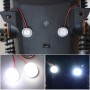 Car / Motorcycle 12 - 85V 1W Strobe Eagle Eye Light (White Light)