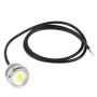 3W Waterproof Eagle Eye Light Warm White LED Light for Vehicles, Cable Length: 60cm(Silver)